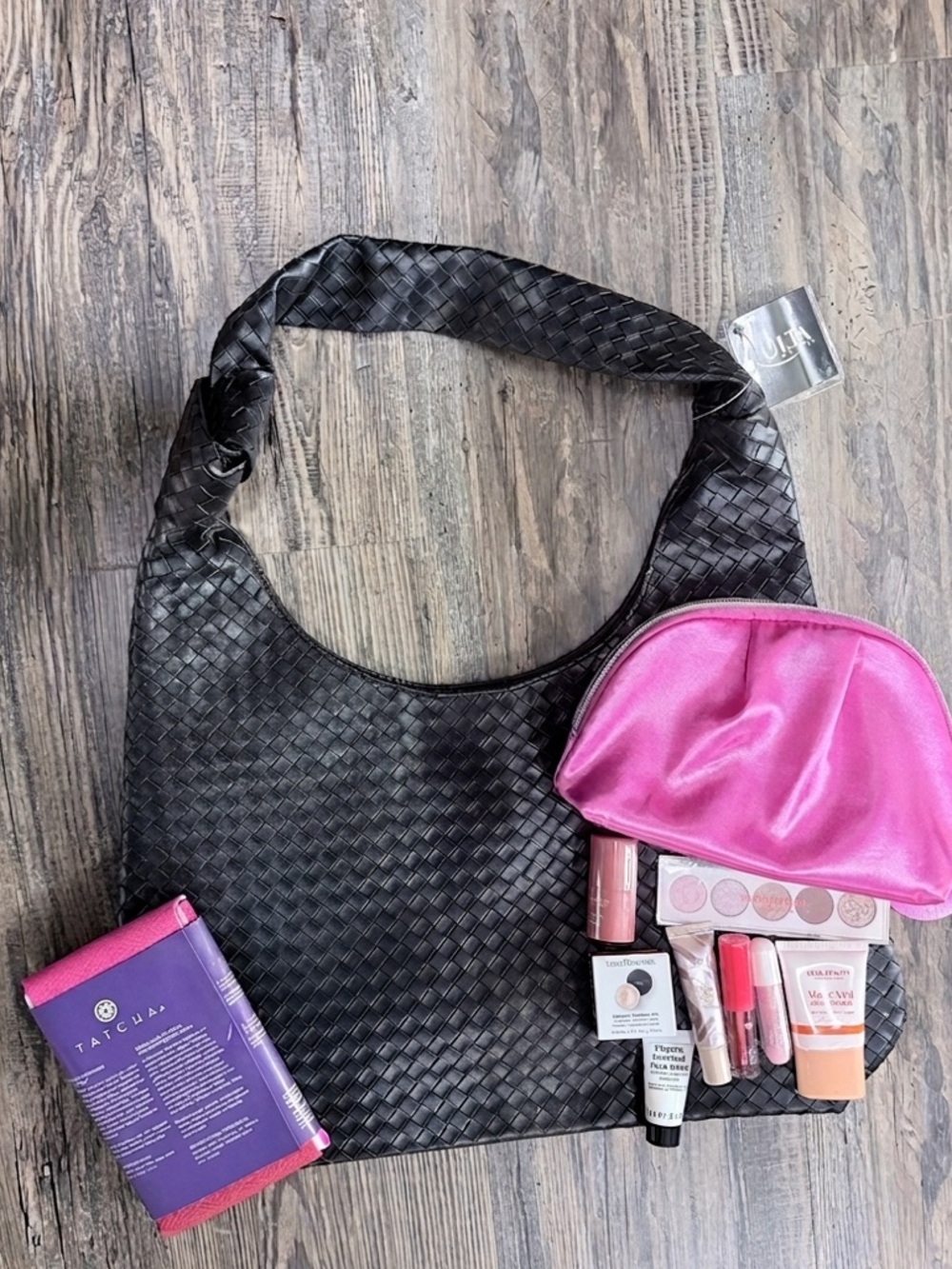 Tatcha Vibrant Pink and Purple Furoshiki Wrap